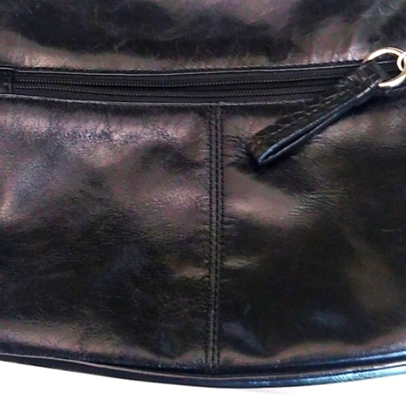 🎉HP🎉Giani Bernini Leather Black Shoulder Bag - Picture 8 of 16